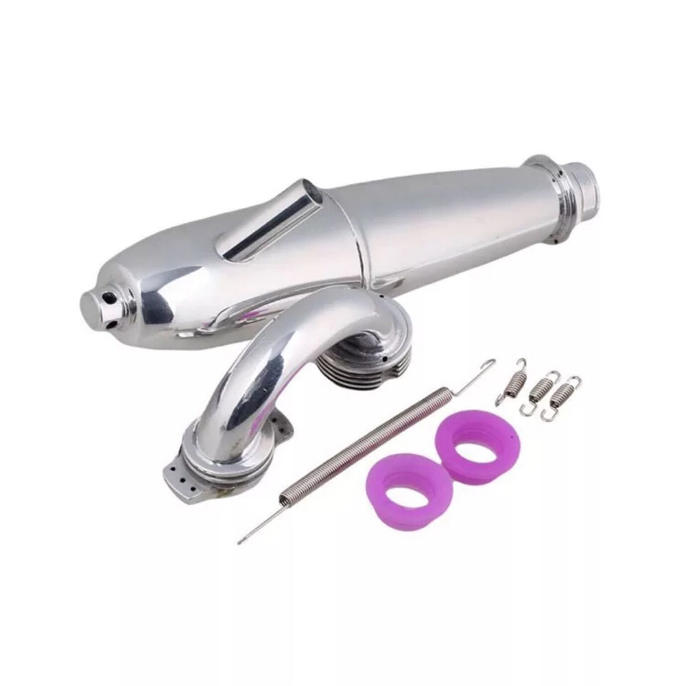 Rc Hobby Youtube - 1ชุดท่อไอเสีย & Tube สำหรับ1/8 Mobil RC