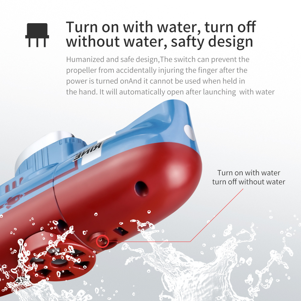 Rc Hobby Boat - เรือดำน้ำ RC ขนาดเล็กสำหรับเด็ก - เรือบังคับวิทยุความเร็ว 0.1