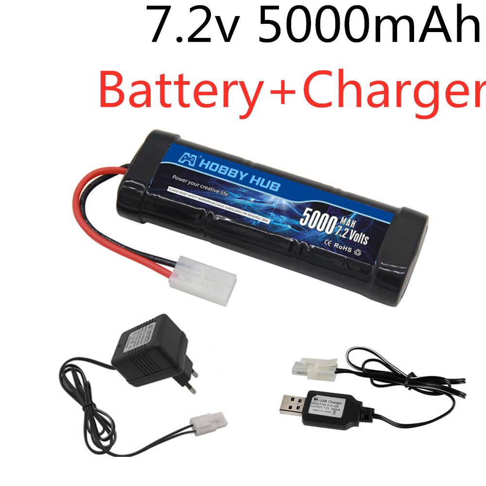 7.2V 5000mAh Ni-MH แบตเตอรี่ T - Rc Hobby Boat บทวิจารณ์และราคา
