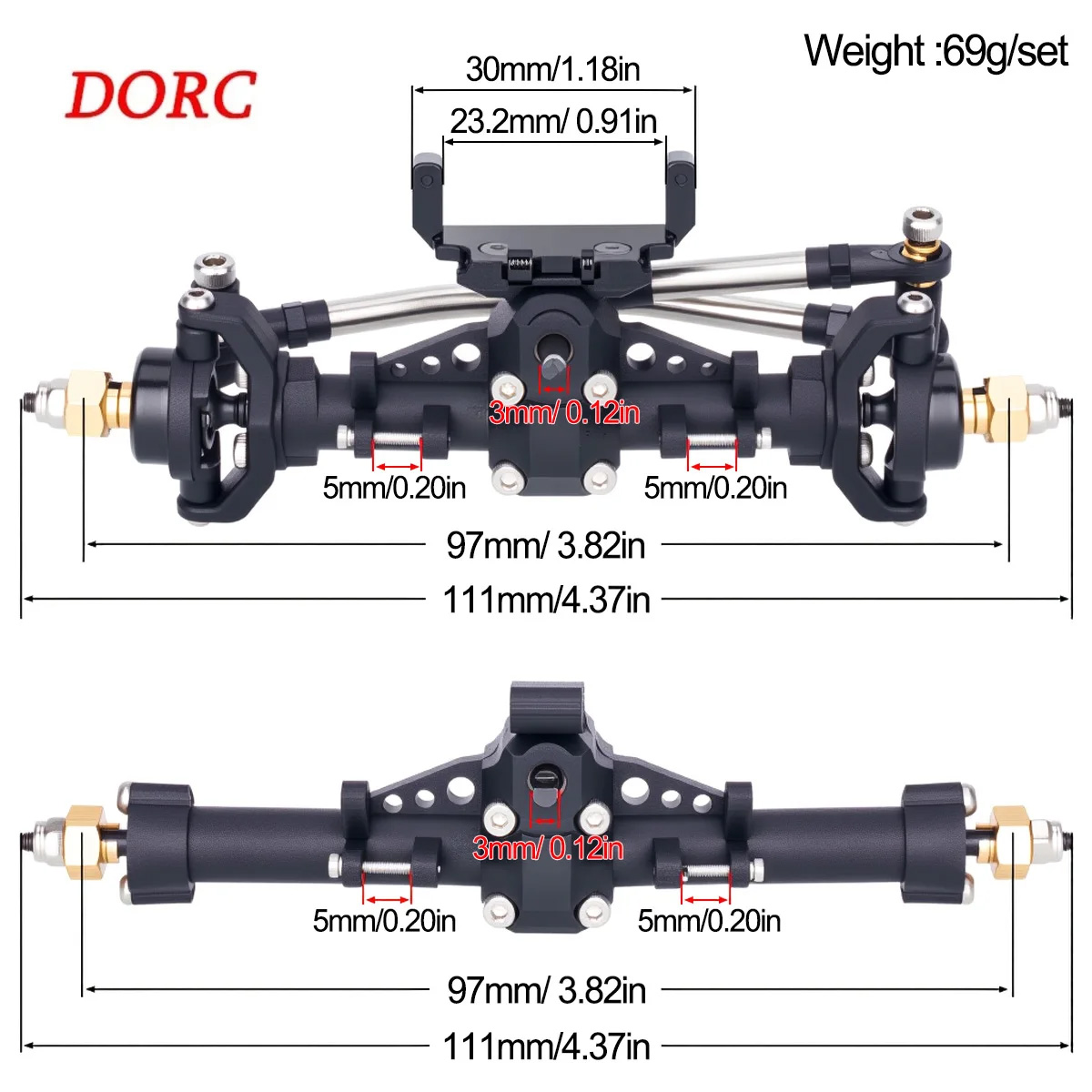 ชุดเพลาพลาสติกพร้อมฐานติดตั้งเ - Rc Hobby Products บทวิจารณ์และราคา
