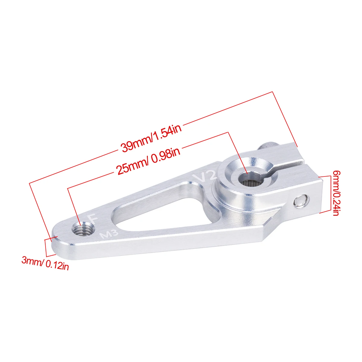 แขนเซอร์โว 39 มม. M3 7075 อลูม - Rc Hobby Products บทวิจารณ์และราคา