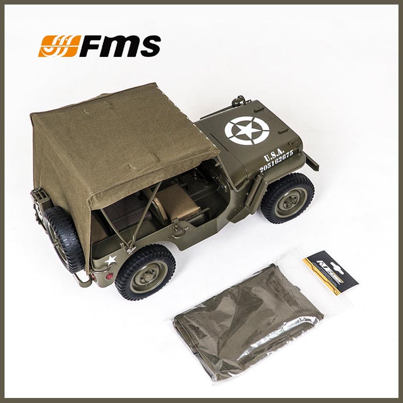 หลังคาผ้าใบ FMS 1/12 C1167 สำห - Rc Hobby Crawler บทวิจารณ์และราคา