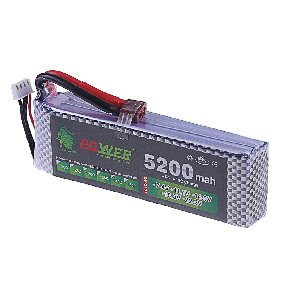 3S Lipo แบตเตอรี่ 11.1V 5200 m - Rc Hobby Boat บทวิจารณ์และราคา